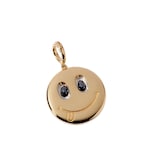 Annoushka Happy Charm Pendant In 18ct Yellow Gold With Sapphire, Diamond And Briolette Spinel