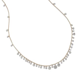 Annoushka Whoopsie Daisy Necklace In 18ct Yellow & White Gold With Diamonds
