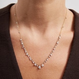 Annoushka Whoopsie Daisy Necklace In 18ct Yellow & White Gold With Diamonds