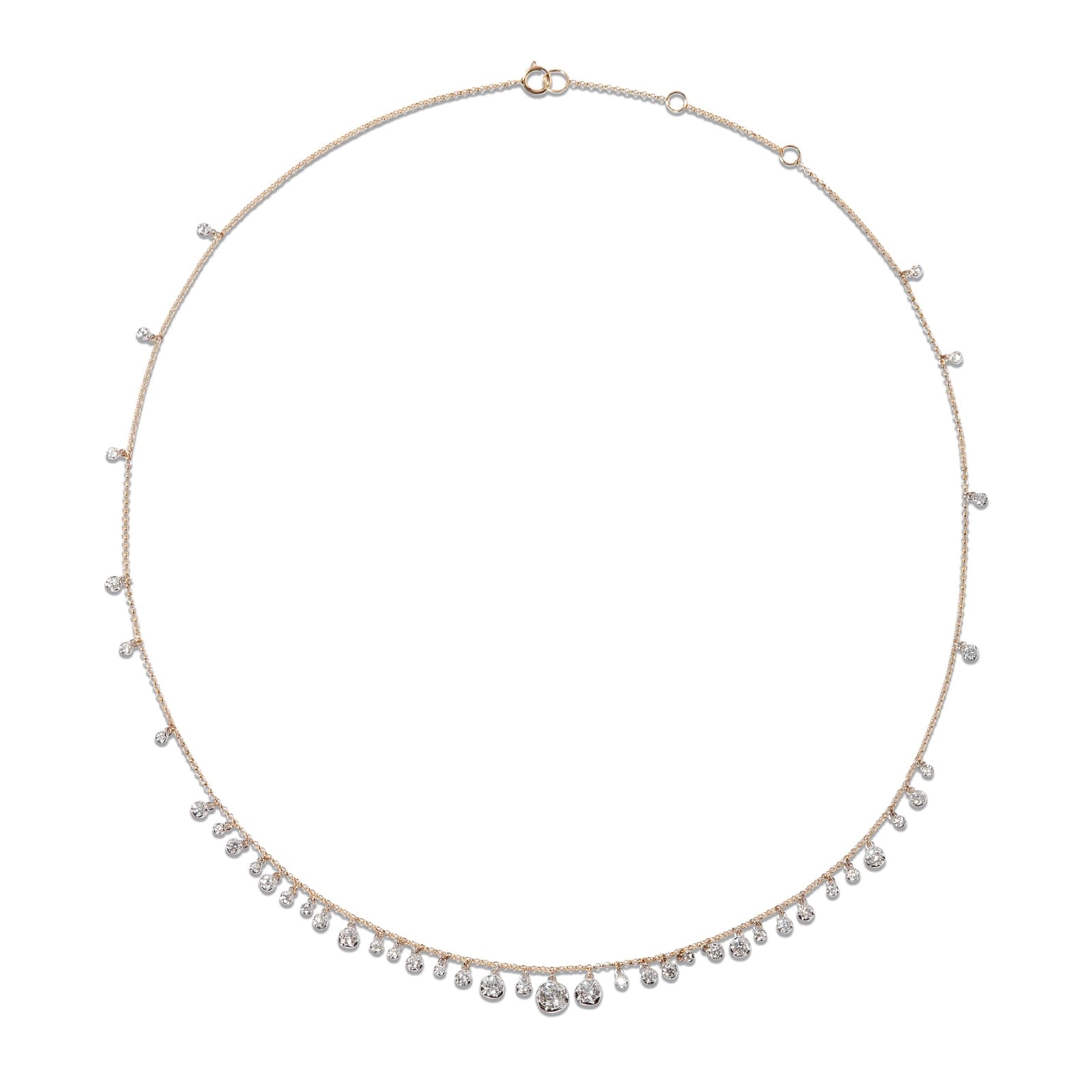 Annoushka Whoopsie Daisy Necklace In 18ct Yellow & White Gold With Diamonds Annoushka Whoopsie Daisy Necklace In 18ct Yellow & White Gold With Diamonds