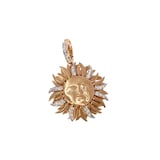 Annoushka Mythology Sun Charm Pendant In 18ct Yellow Gold With Diamonds