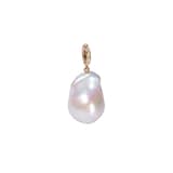 Annoushka Baroque Pearl Charm In 18ct Yellow Gold With Diamonds