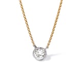 Annoushka Whoopsie Daisy Necklace In 18ct Yellow & White Gold With Diamond