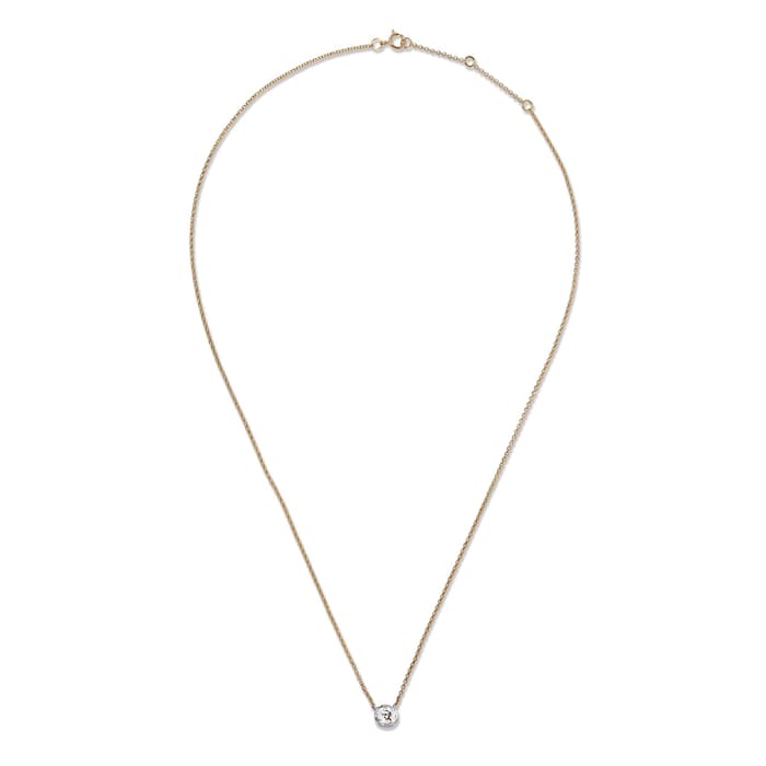 Annoushka Whoopsie Daisy Necklace In 18ct Yellow & White Gold With Diamond