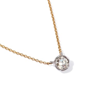 Annoushka Whoopsie Daisy Necklace In 18ct Yellow & White Gold With Diamond