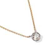 Annoushka Whoopsie Daisy Necklace In 18ct Yellow & White Gold With Diamond