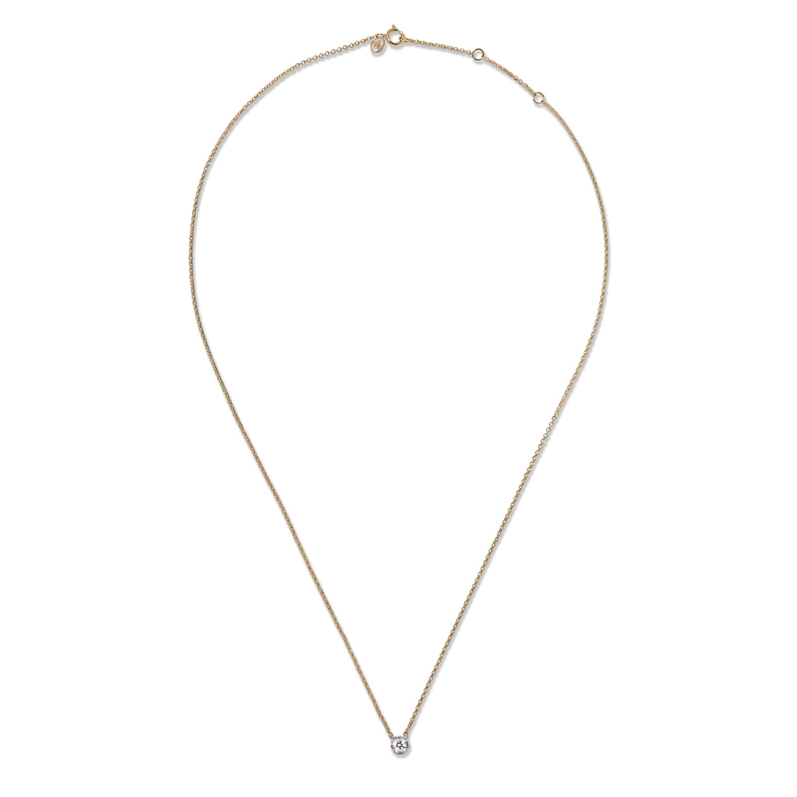 Annoushka Whoopsie Daisy Necklace In 18ct Yellow & White Gold With Diamond Annoushka Whoopsie Daisy Necklace In 18ct Yellow & White Gold With Diamond