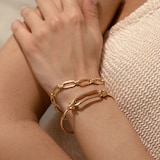 Annoushka Knuckle Bangle In 14ct Yellow Gold
