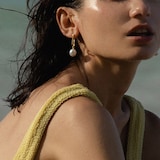 Annoushka Baroque Pearl Earring Drops In 18ct Yellow Gold