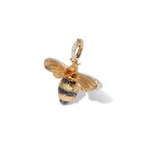 Annoushka Mythology Bee Charm Pendant In 18ct Yellow Gold With Diamonds & Citrine