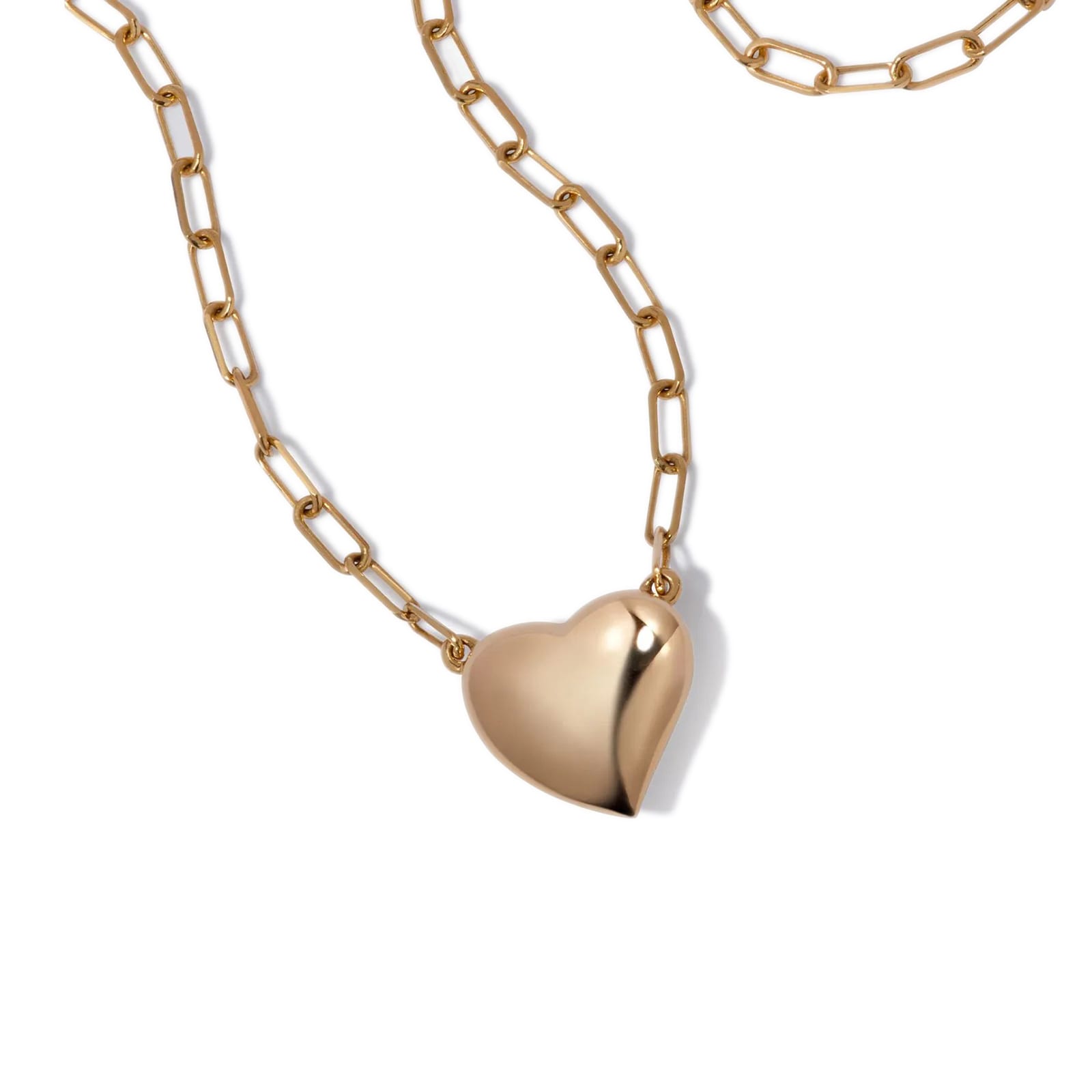 Annoushka Baby Heart Necklace In 18ct Yellow Gold With Mother Of Pearl Annoushka Baby Heart Necklace In 18ct Yellow Gold With Mother Of Pearl