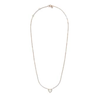 Annoushka Baby Heart Necklace In 18ct Yellow Gold With Mother Of Pearl Annoushka Baby Heart Necklace In 18ct Yellow Gold With Mother Of Pearl