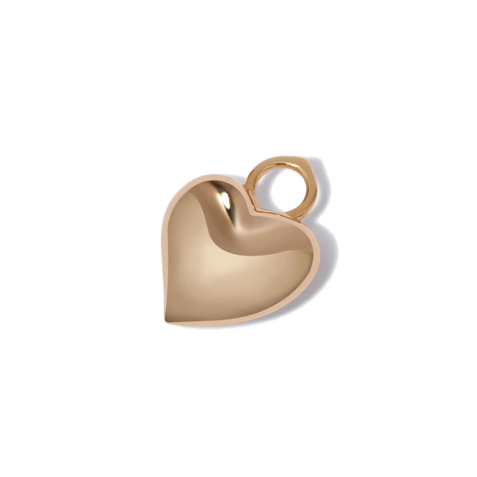 Annoushka Baby Heart Earring Drops In 18ct Yellow Gold With Mother Of Pearl Annoushka Baby Heart Earring Drops In 18ct Yellow Gold With Mother Of Pearl