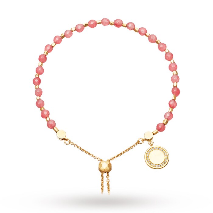 Astley Clarke Rose Quartzite Kula Bracelet