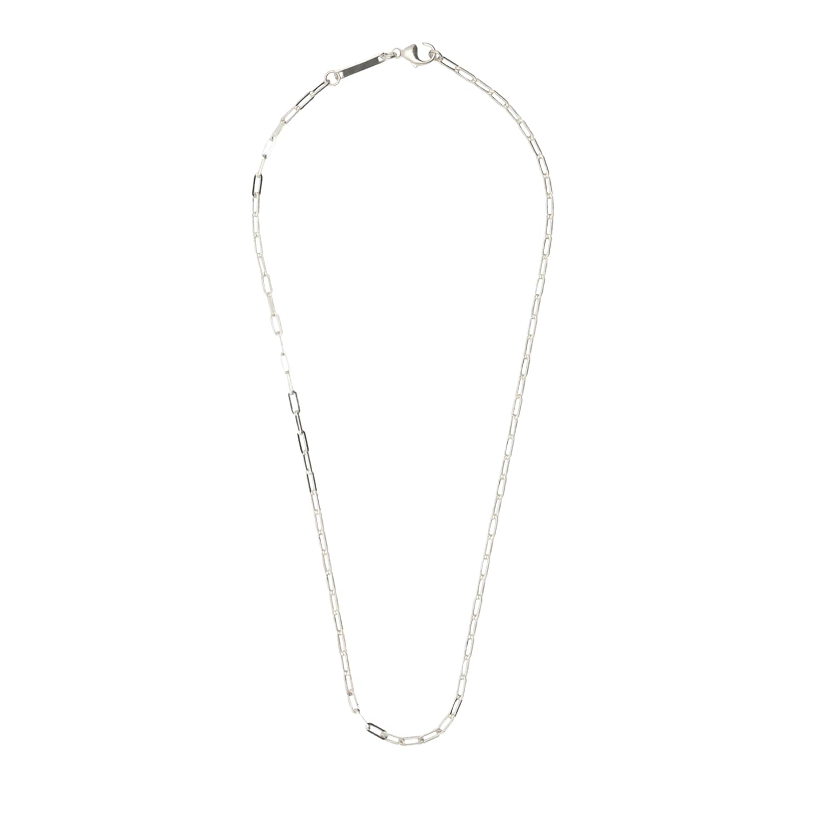 Sterling Silver 16 Inch Square Trace Chain Necklace