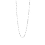 886 Royal Mint Sterling Silver 16 Inch Square Trace Chain Necklace