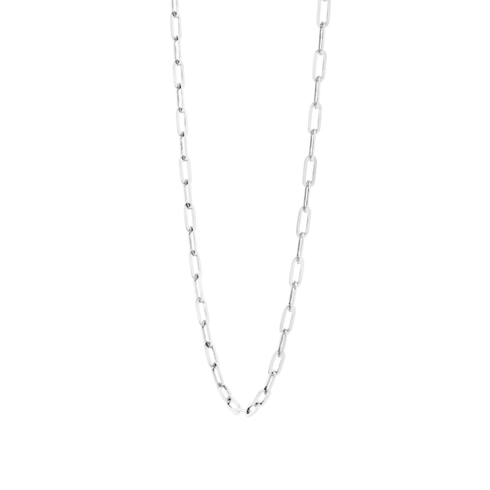 886 Royal Mint Sterling Silver 20 Inch Square Trace Chain Necklace