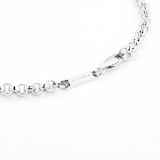 886 Royal Mint Sterling Silver 16 Inch Medium Belcher Chain Necklace