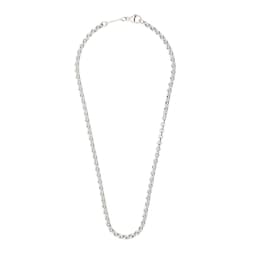 37590903 - Sterling Silver 20 Inch Medium Belcher Chain Necklace