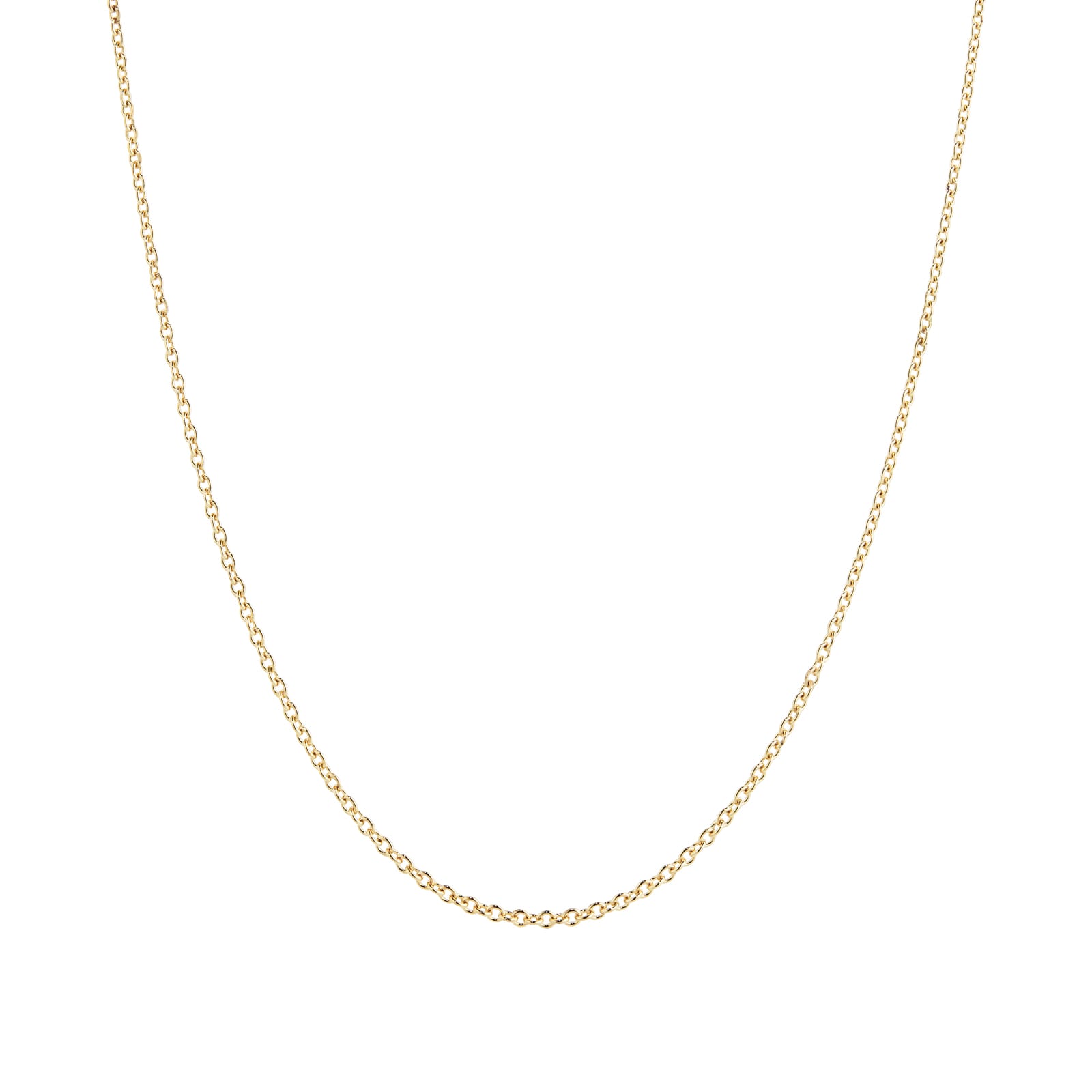 886 Royal Mint 9ct Yellow Gold 16 Inch Trace Chain Necklace