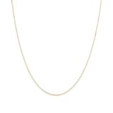 886 Royal Mint 9ct Yellow Gold 16 Inch Trace Chain Necklace