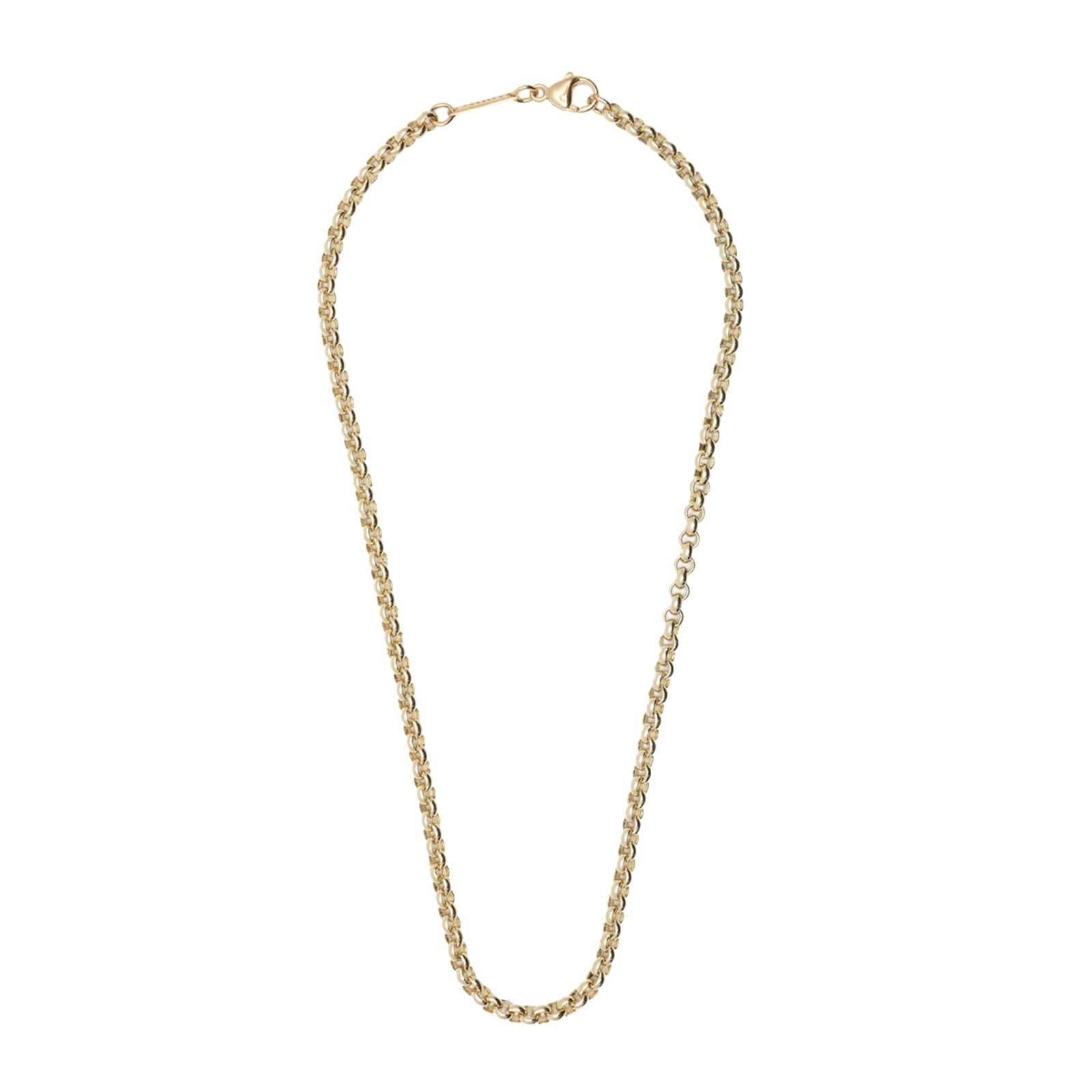 886 Royal Mint 9ct Yellow Gold 16 Inch Medium Belcher Chain Necklace