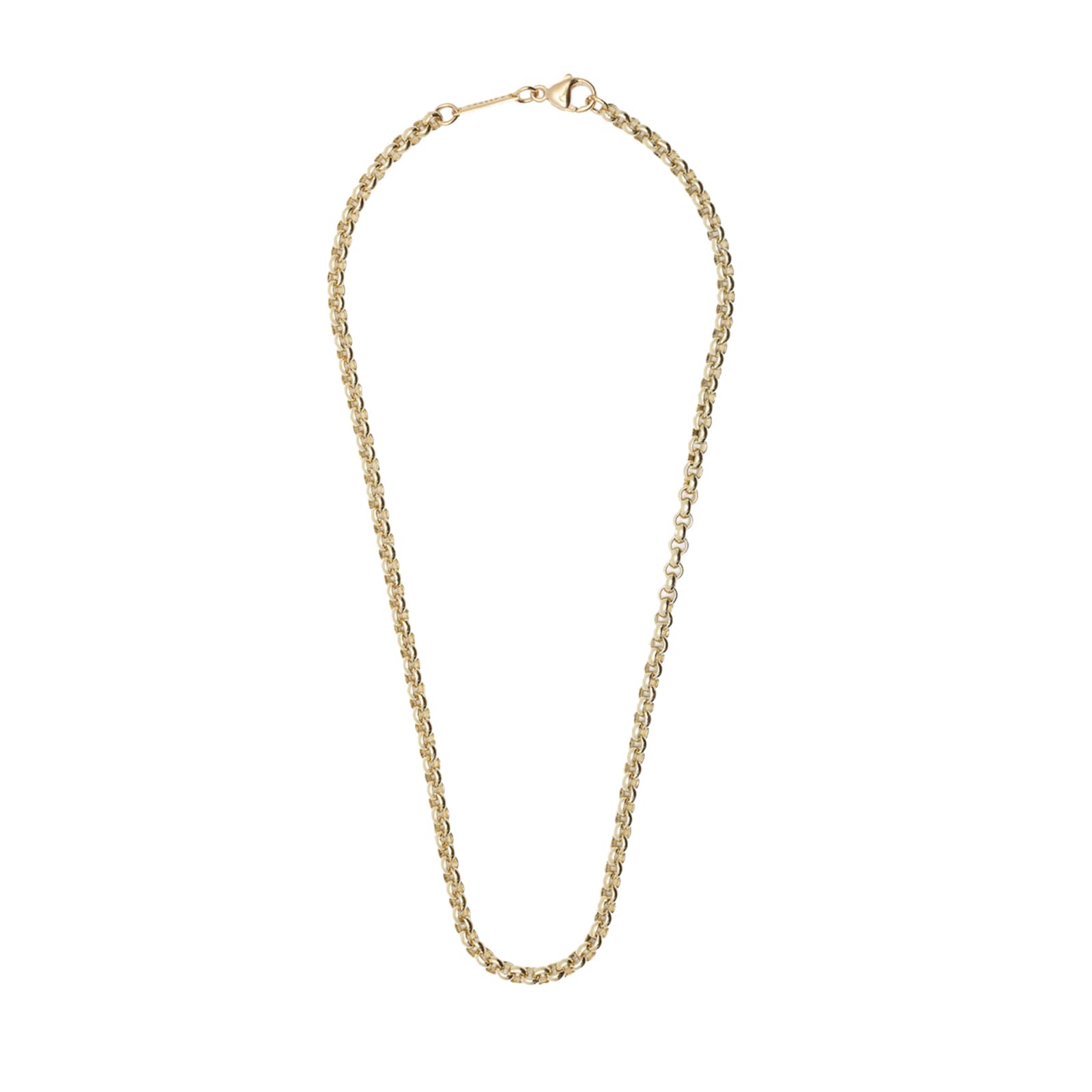 9ct Yellow Gold 20 Inch Medium Belcher Chain Necklace