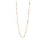 886 Royal Mint 9ct Yellow Gold 16 Inch Square Trace Chain Necklace