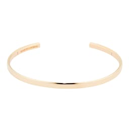 37590923 - 9ct Yellow Gold 3.5mm Cuff Bracelet - Large