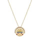 Nouvel Heritage Medallion Monaco 18K Yellow Gold Necklace - 18"