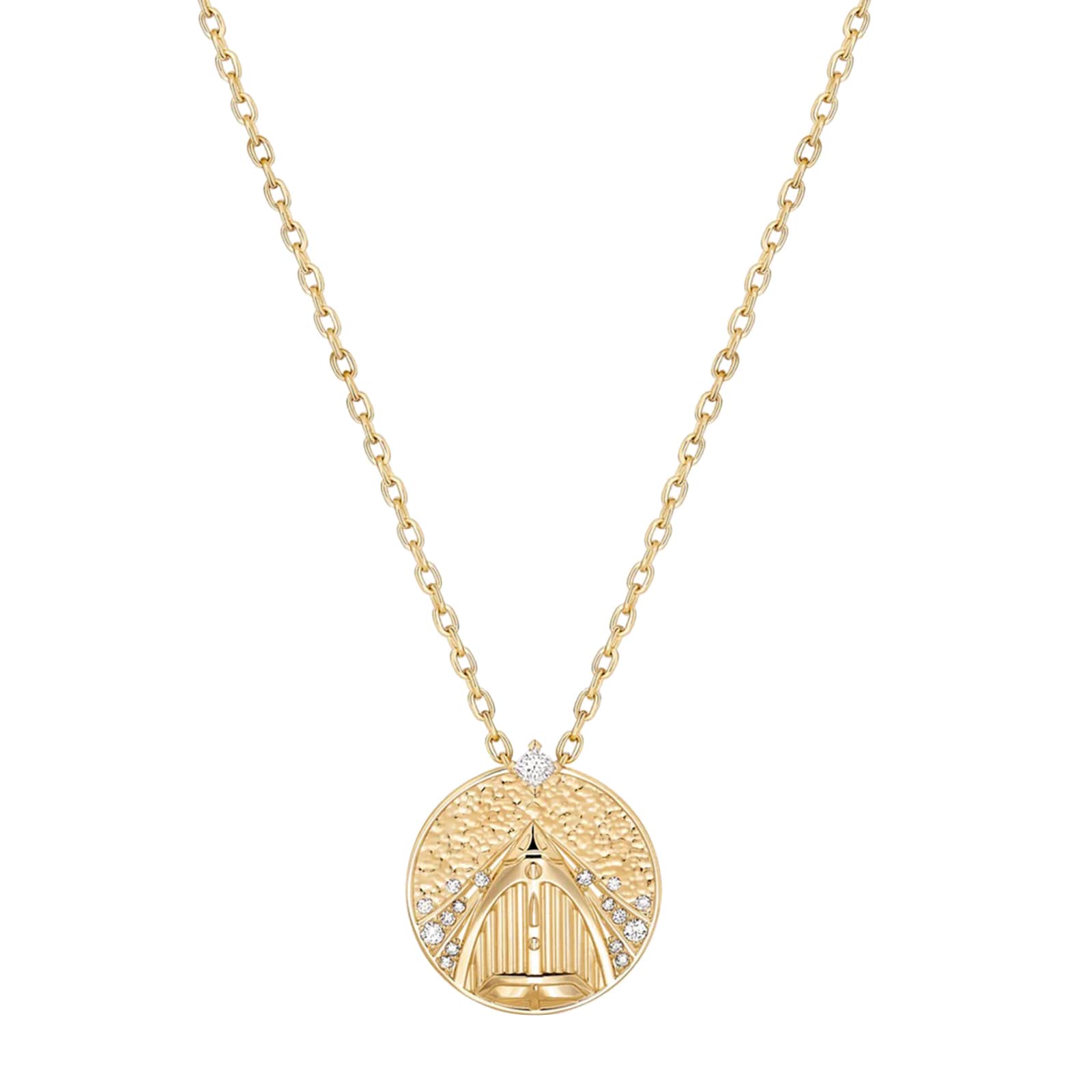 Nouvel Heritage Medallion Island Hop 18K Yellow Gold Necklace - 18" Nouvel Heritage Medallion Island Hop 18K Yellow Gold Necklace - 18"