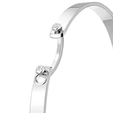 Nouvel Heritage Monday Morning Mood 18K White Gold Bangle - Size Small