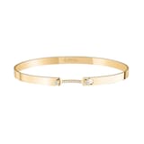 Nouvel Heritage Business Meeting Mood 18K Yellow Gold Bangle - Size Medium