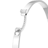 Nouvel Heritage Dinner Date Mood 18K White Gold Bangle - Size Small