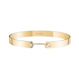 Nouvel Heritage Dinner Date GM Mood 18K Yellow Gold Bangle - Size Medium