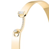 Nouvel Heritage Dinner Date GM Mood 18K Yellow Gold Bangle - Size Medium