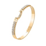 Nouvel Heritage Soiree Mood 18K Yellow Gold Bangle - Size Medium