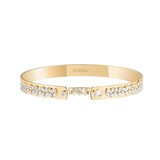 Nouvel Heritage Soiree Mood 18K Yellow Gold Bangle - Size Medium