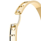 Nouvel Heritage Picnic In Paris Mood 18K Yellow Gold Bangle - Size Medium