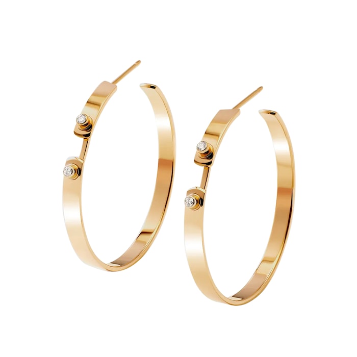 Nouvel Heritage Monday Morning Mood Single Hoop Earrings