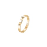 Nouvel Heritage Business Meeting PM Mood 18K Yellow Gold Ring - Size 6