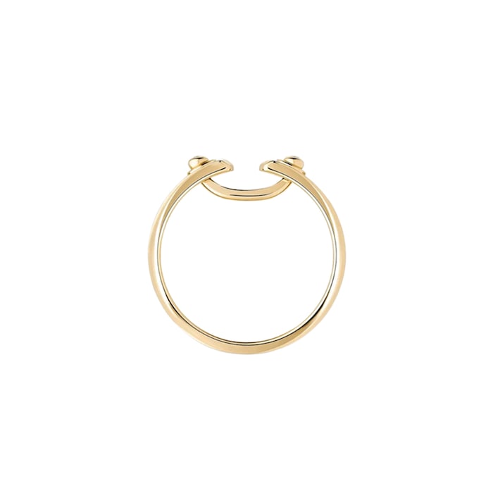 Nouvel Heritage Monday Morning 18K Yellow Gold Ring - Size 6.5