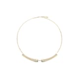 Nouvel Heritage 18K Yellow Gold Tuxedo Mood 1.67cttw Diamond Necklace