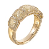 JB Star 18k Yellow Gold 2.36cttw Diamond Diamond Band - Ring Size 6.5