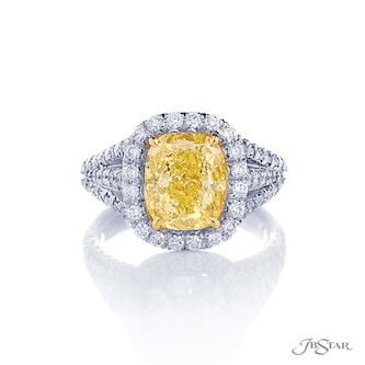 JB Star Platinum 4.56cttw Cushion Cut Halo Engagement Ring -Ring Size 6.5 JB Star Platinum 4.56cttw Cushion Cut Halo Engagement Ring -Ring Size 6.5
