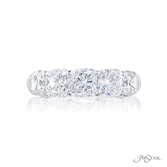 JB Star Platinum 3.40cttw 5 Stone Diamond Band -Ring Size 6.5 JB Star Platinum 3.40cttw 5 Stone Diamond Band -Ring Size 6.5