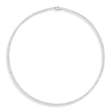 Mayors 18k White Gold 14.35cttw Diamond Riviera Necklace