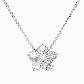 Betteridge Platinum 4.20cttw Diamond Extra Large Cluster Astra Pendant 16" Betteridge Platinum 4.20cttw Diamond Extra Large Cluster Astra Pendant 16"