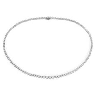 Betteridge 18k White Gold 7.28cttw Graduated Diamond Necklace Betteridge 18k White Gold 7.28cttw Graduated Diamond Necklace