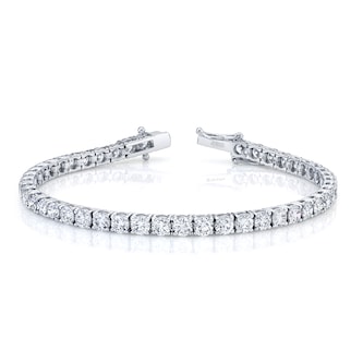 Betteridge 18k White Gold 8.46cttw Briliant Cut Diamond Line Necklace Betteridge 18k White Gold 8.46cttw Briliant Cut Diamond Line Necklace